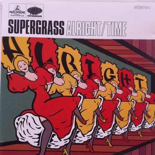 Supergrass - Alright / Time (Import CD single) (1995)