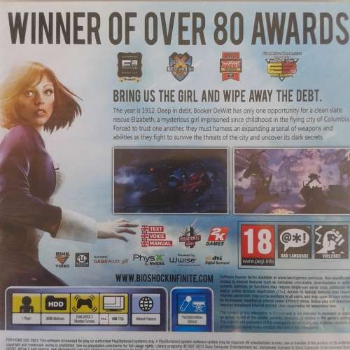 Bioshock Infinite (PS3 Game)