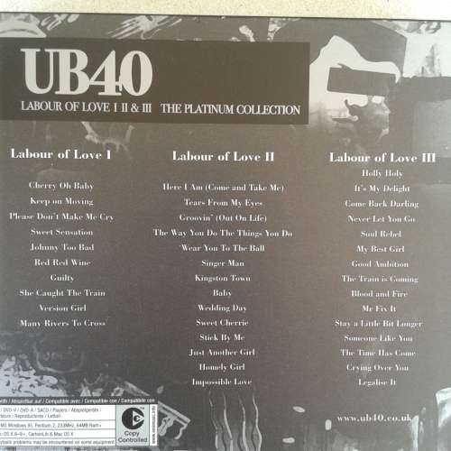 UB40 - Labour Of Love I, II, III: The Platinum Collection (3CD Box) [Import] (2003)