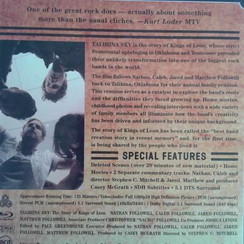 Kings Of Leon - Talihina Sky: The Story of Kings Of Leon [Blu-Ray] (2011)