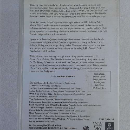 Daniel Lanois - Rocky World [VHS VIDEO CASSETTE] [Import] (1993)
