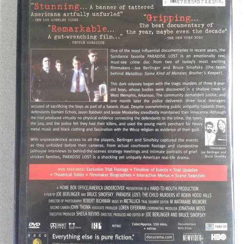 Paradise Lost: The Child Murders At Robin Hood Hills [DVD Movie] (1996)