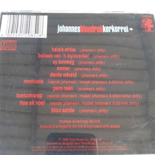 Johannes Kerkorrel -  Bloudruk  (1992)