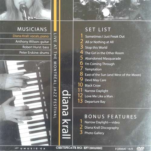 Diana Krall - Live At The Montreal Jazz Festival [DVD] (2004)