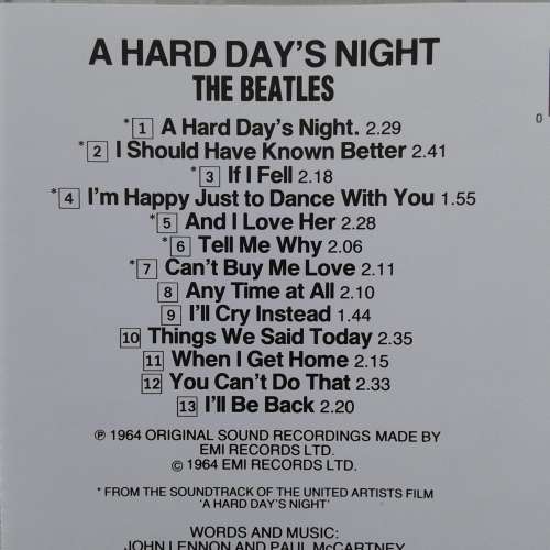 The Beatles - A Hard Days Night (Mono) [Import CD] (1964)