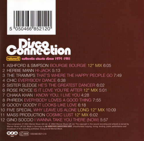 Disco Connection Vol. 2 (Authentic Classic Disco 1974-1981) - Various Artists (2004) [R]  *Funk/Soul
