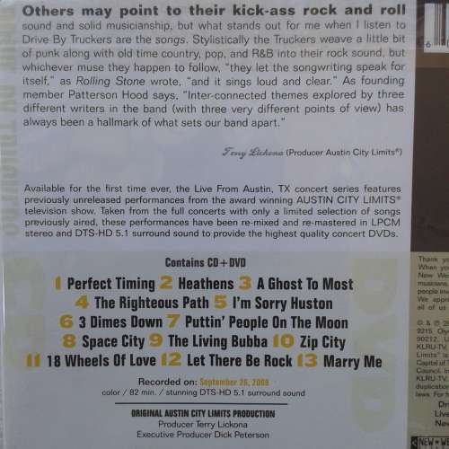 Drive-By Truckers - Live From Austin TX (CD/DVD) [Import] (2009)