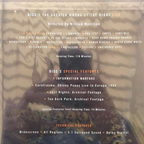Skinny Puppy - The Greater Wrong Of The Right Live (2 DVD) [Import] (2005)