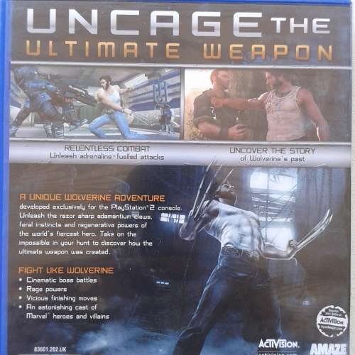 X-Men Origins: Wolverine (PS2 Game) (PAL)