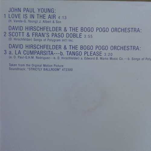 John Paul Young - Love Is In The Air (Ballroom Mix) (CD single) [Import] (1992)