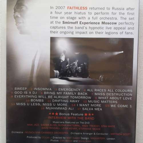 Faithless - Live In Moscow [DVD] (2008)