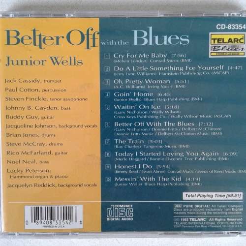 Junior Wells - Better Off With The Blues (1993)