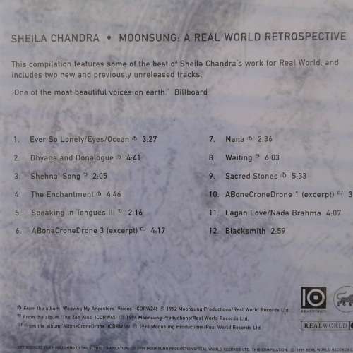 Sheila Chandra - Moonsung: A Real World Retrospective [Import] (1999)  *Ambient/Folk