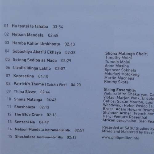 Philip Miller - Shona Malanga (2007)   *Classical/Trad/Folk