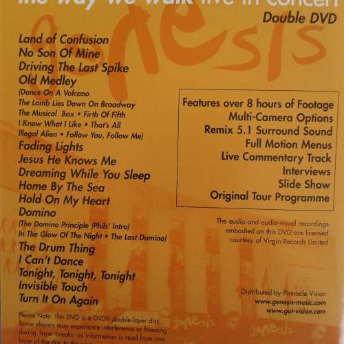 Genesis - The Way We Walk: Live In Concert [2DVD] (2001)