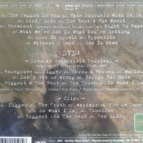 Clawfinger - Hate Yourself With Style [CD+DVD] (2005)