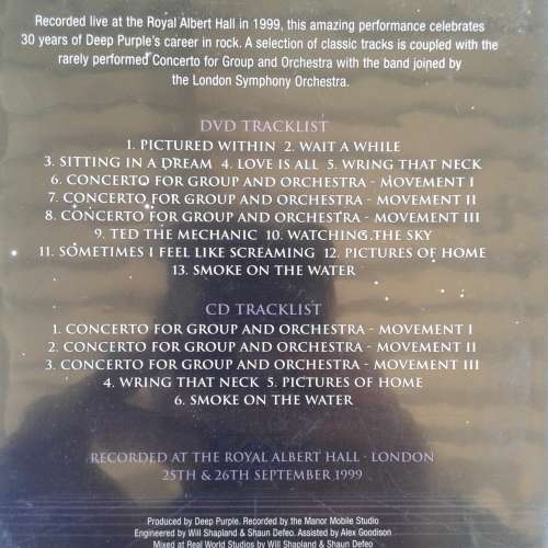 Deep Purple - In Concert w/ The London Symphony Orchestra [DVD+CD]