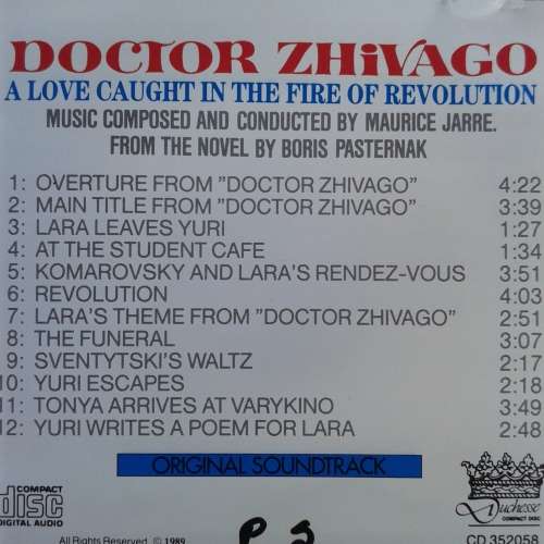 Doctor Zhivago - Original Soundtrack (Maurice Jarre) [Import] (1989)