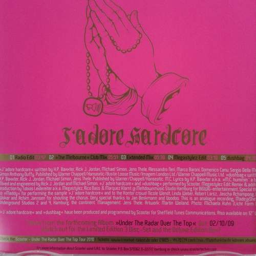 Scooter - J`adore Hardcore [Import CD single] (2009)