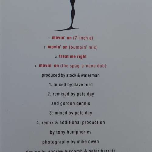 Bananarama - Movin` On [Import CD single] (1992)