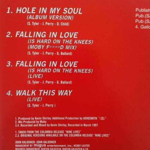 Aerosmith - Hole In My Soul [CD single] (1997)