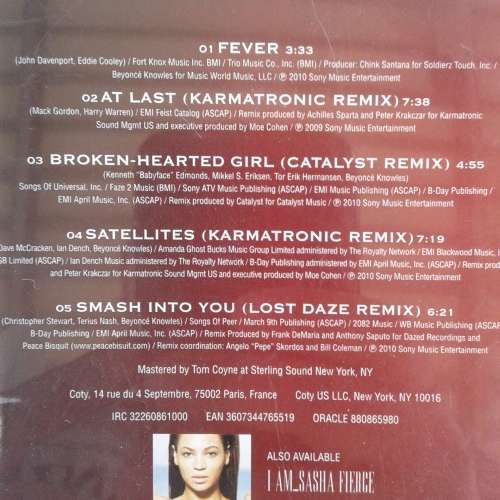 Beyoncé - Heat [Import PROMO CD single] (2011)
