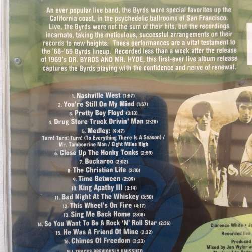 The Byrds - Live At The Fillmore, February 1969 (2000)