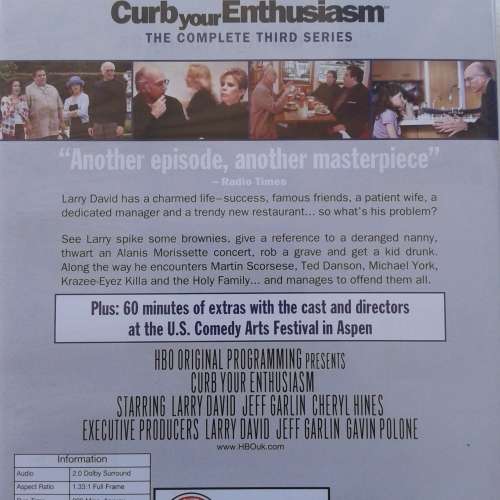 Curb Your Enthusiasm - The Complete Third Series (2DVD)