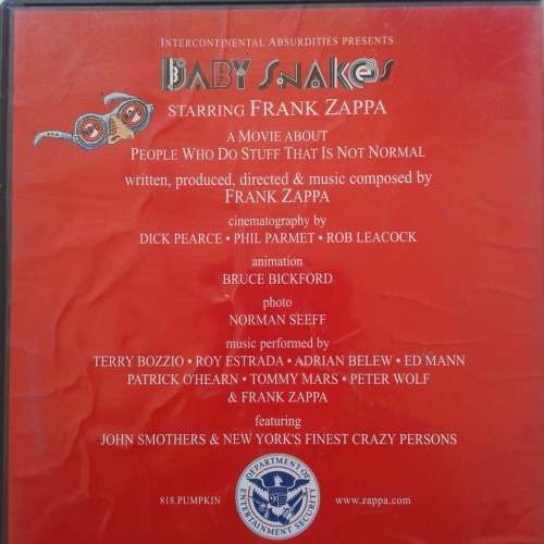 Frank Zappa - Baby Snakes: A Movie About People Who Do Stuff That Is Not Normal [DVD] (2003)