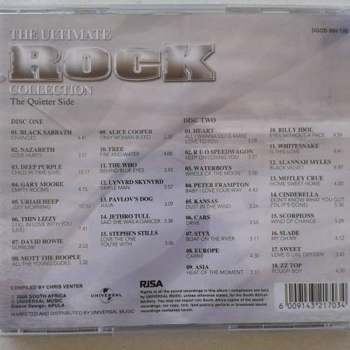The Ultimate Rock Collection: The Quieter Side - Various Artists (2CD) (2006)  [D]