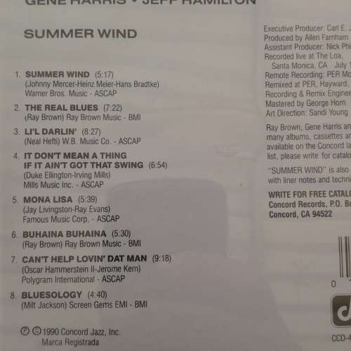 The Ray Brown Trio - Summer Wind (Live At The Loa) (1990)