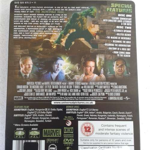 The Incredible Hulk - Norton / Tyler / Roth [2 DVD Special Edition Steelbook]