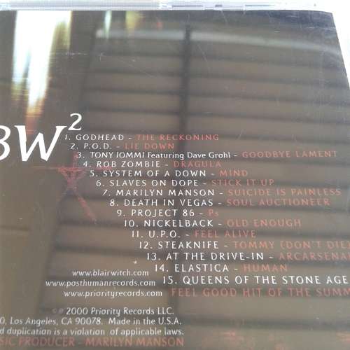Blair Witch 2: Book Of Shadows - Various Artists (2000)