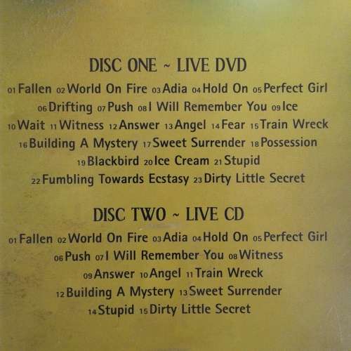 Sarah McLachlan - Afterglow Live [DVD + CD] (2004)