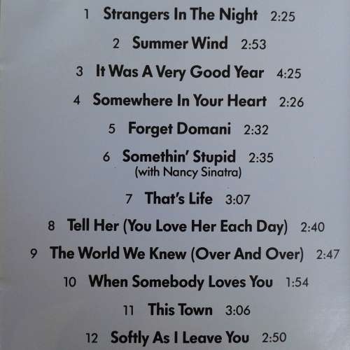 Frank Sinatra - Frank Sinatra`s Greatest Hits  [CD]