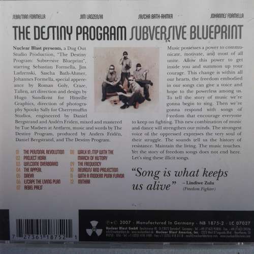 The Destiny Program - Subversive Blueprint. The 12-Point Program To Self Revolution (2007)