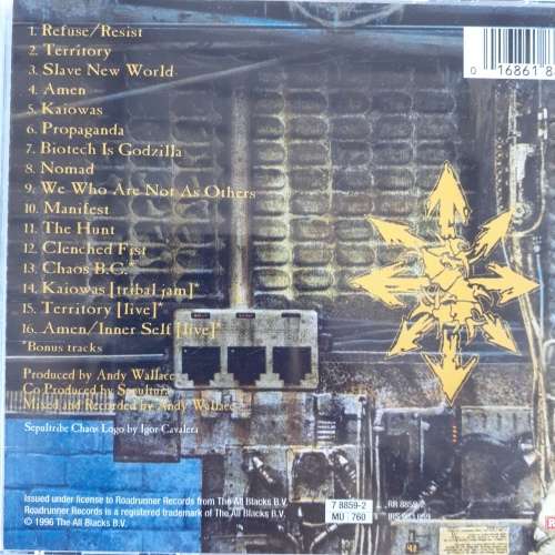 Sepultura - Chaos A.D.  (1996)   **SIGNED