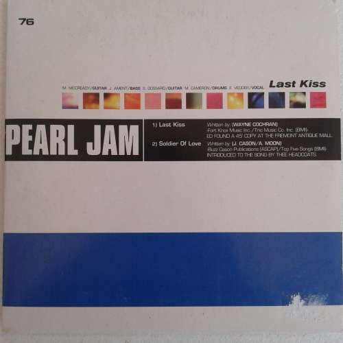 Pearl Jam - Last Kiss [Import CD single - Card Sleeve] (1999)