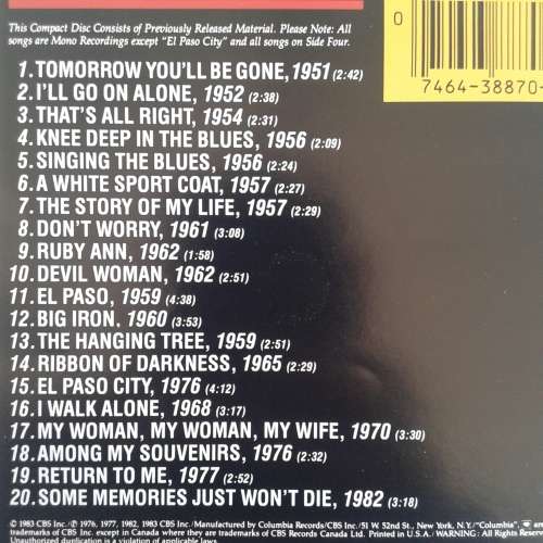 Marty Robbins - A Lifetime Of Song 1951-1982 (1983)