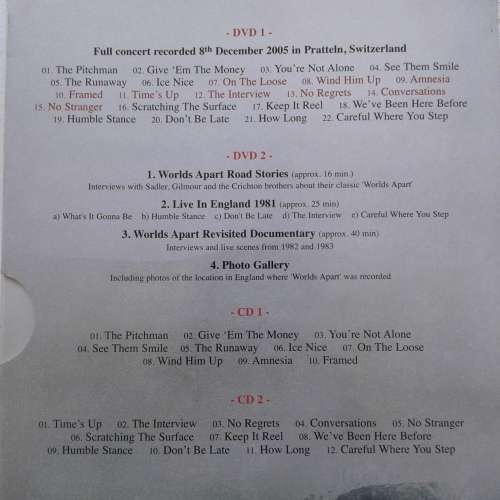 Saga - Worlds Apart Revisited [Ltd Ed 2 CD + 2 DVD Box Set] (2007)  *Prog/Classic Rock