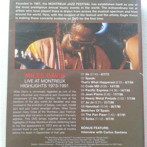 Miles Davis - Live At Montreux Highlights 1973-1991 [DVD] (2011)