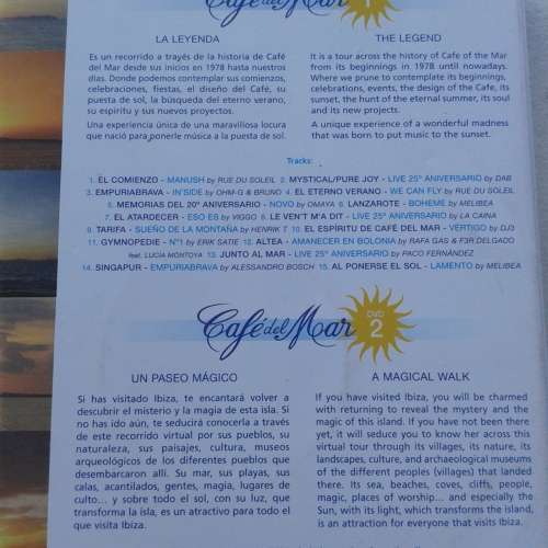 Café Del Mar - The Legend [2x DVD] (2006)