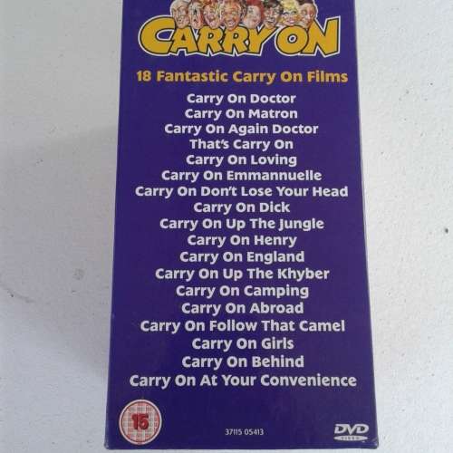 The CARRY ON Collection (18 DVD Box Set)