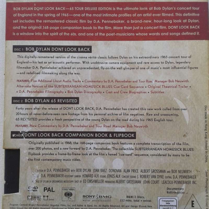 Bob Dylan - Dont Look Back (65 Tour Deluxe Edition) [2 DVD w/Book] (2007)