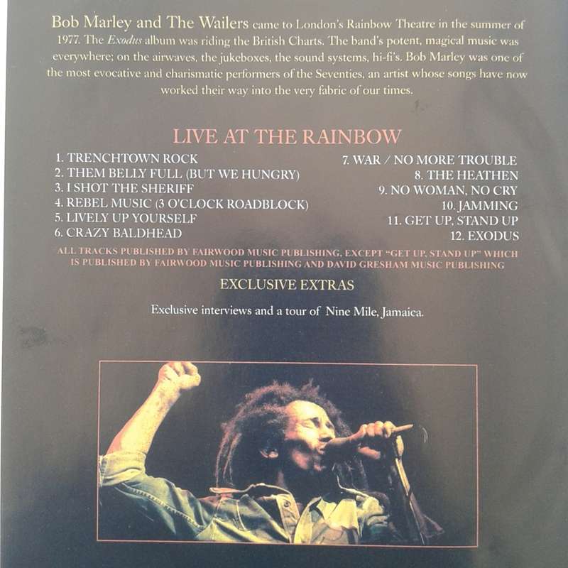 Bob Marley & The Wailers - Live At The Rainbow `77 [DVD] (2005)