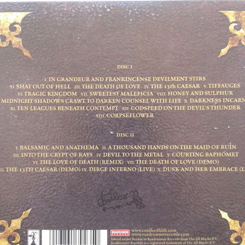 Cradle Of Filth - Godspeed On The Devil`s Thunder: The Life And Crimes Of Gilles De Rais (2CD)