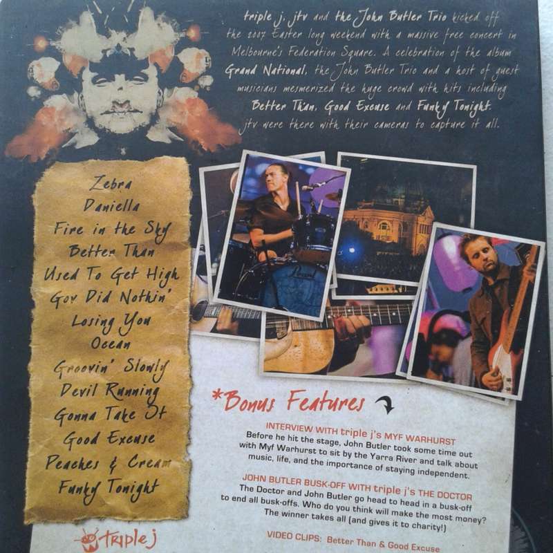 John Butler Trio - JTV Live - Live At Federation Square [DVD] (2007)
