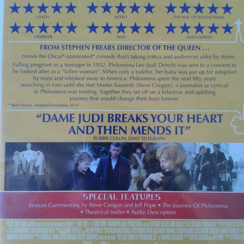 Philomena - Dench / Coogan [DVD Movie]