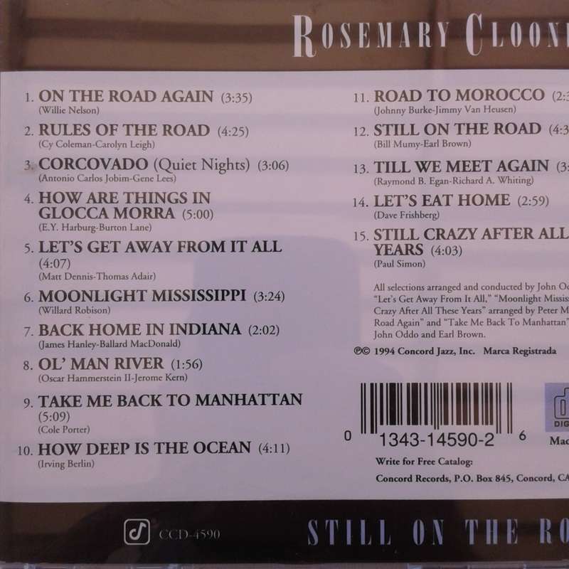 Rosemary Clooney - Still On The Road (1994)