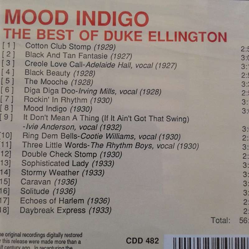 Duke Ellington - Mood Indigo (1991)